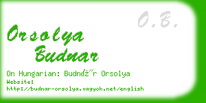 orsolya budnar business card